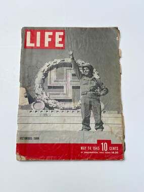 May 14, 1945 Life Magazine World War II Victory Victorious Yank Ads WWII Rare